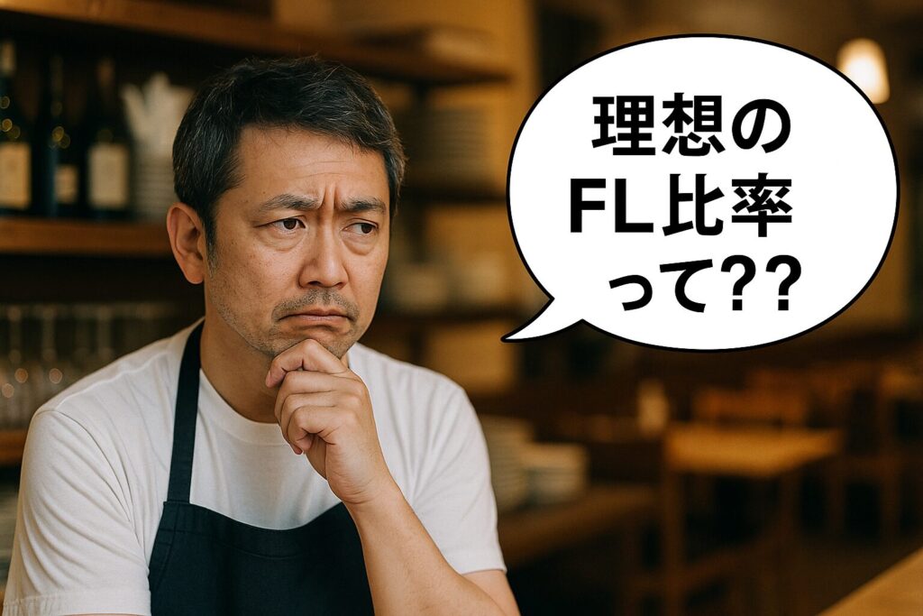 飲食店の理想のFL比率について考えている経営者